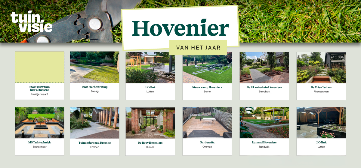 Tuinvisie Hovenier van het Jaar-verkiezing