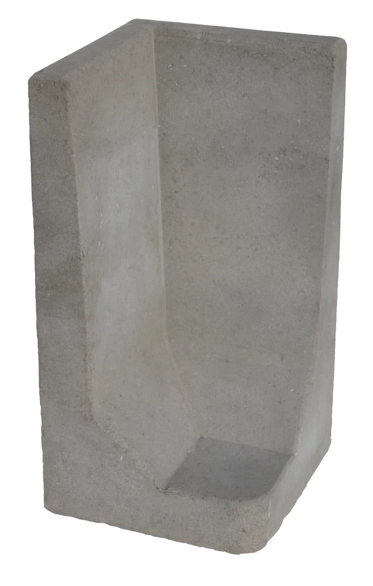 Hoek L-element 80x40x40 Grijs