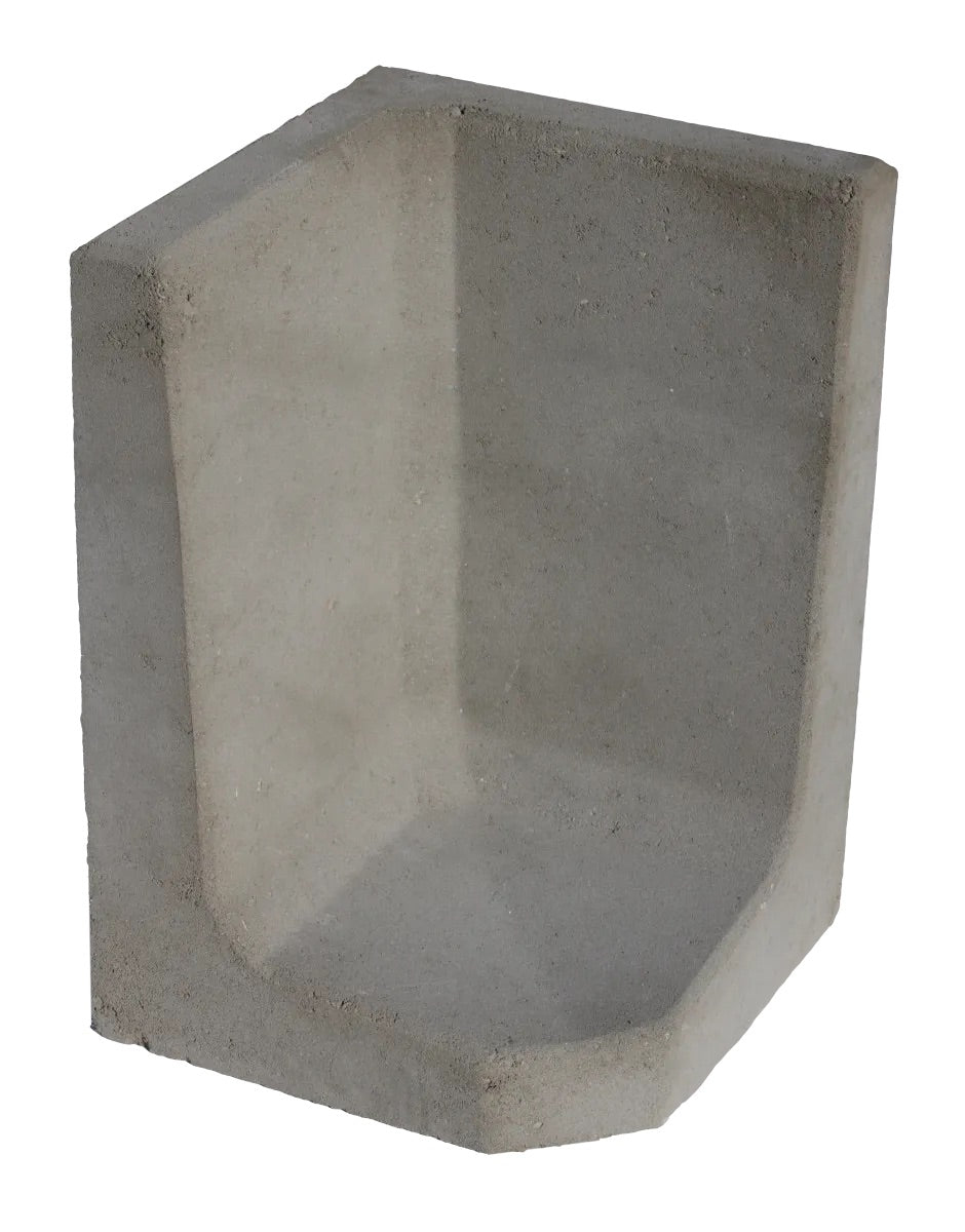 Hoek L-element 60x40x40 Grijs