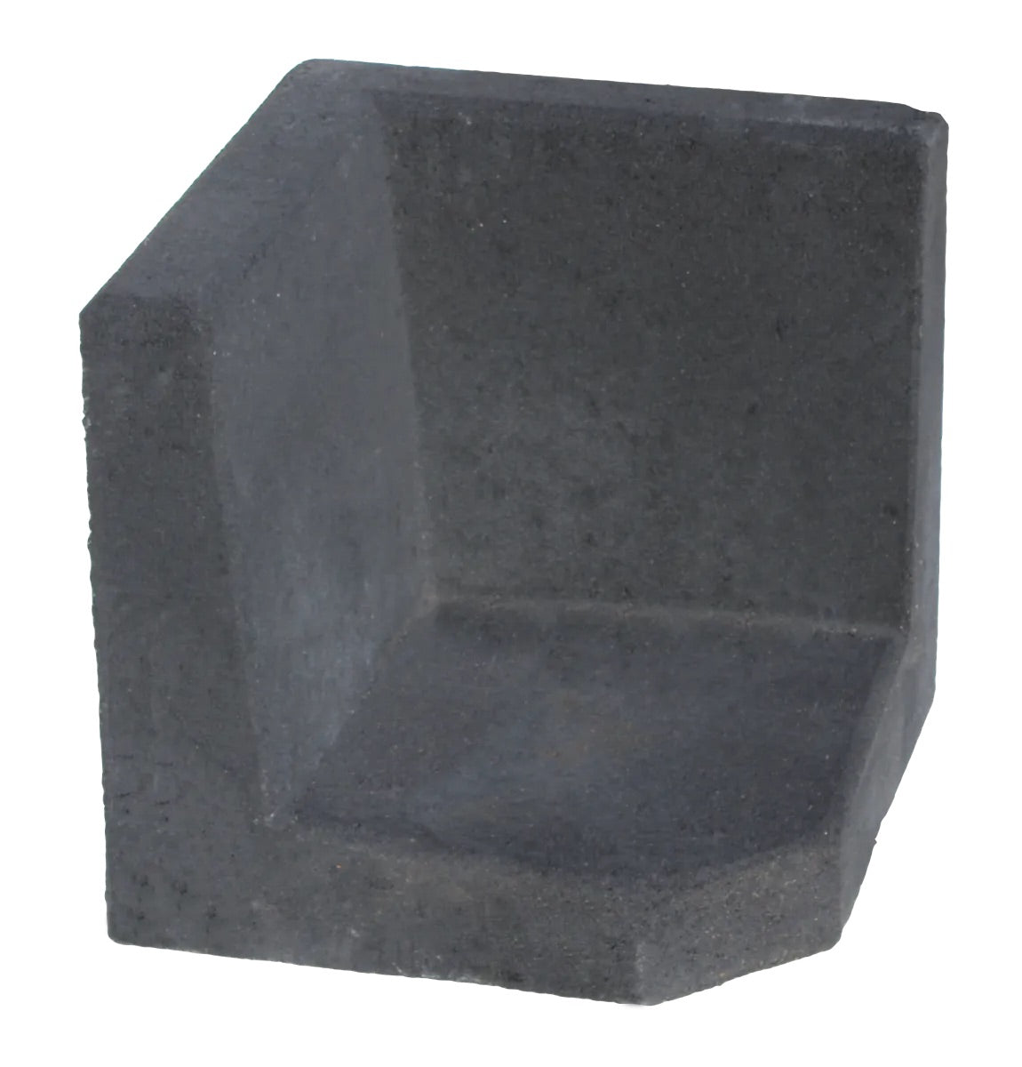 Hoek L-element 40x40x40 Antraciet