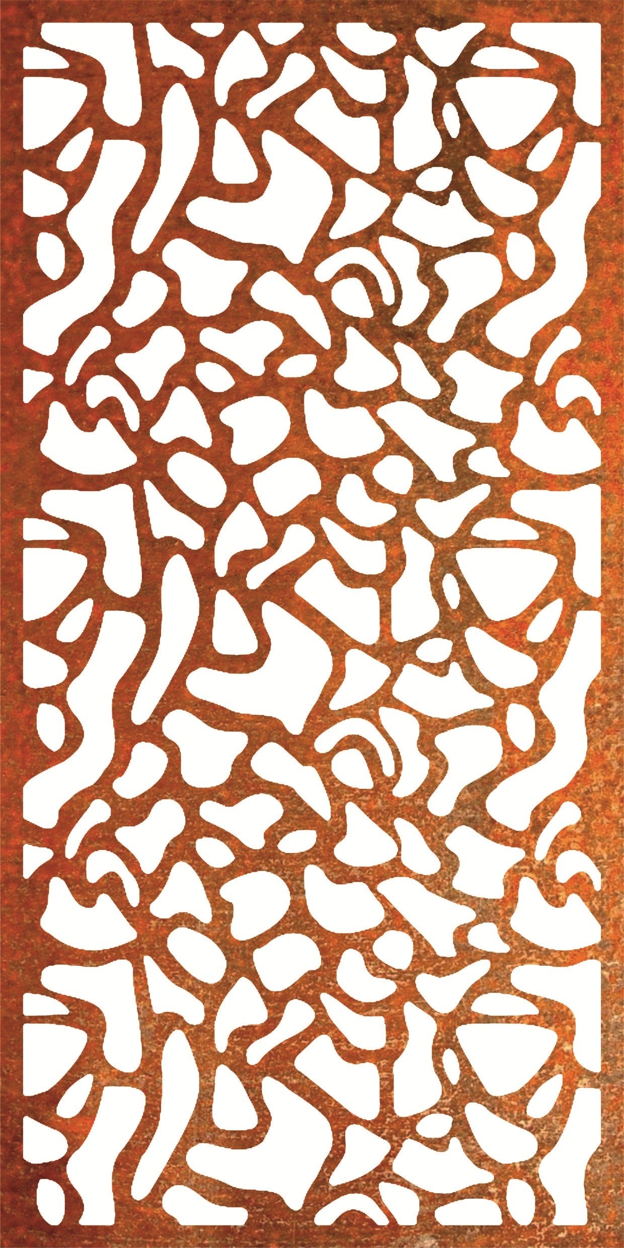 Cortenstaal paneel Panter 90x180 cm