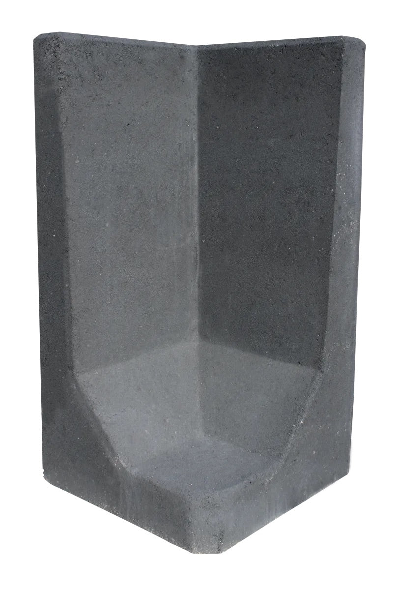 Hoek L-element 80x40x40 Antraciet