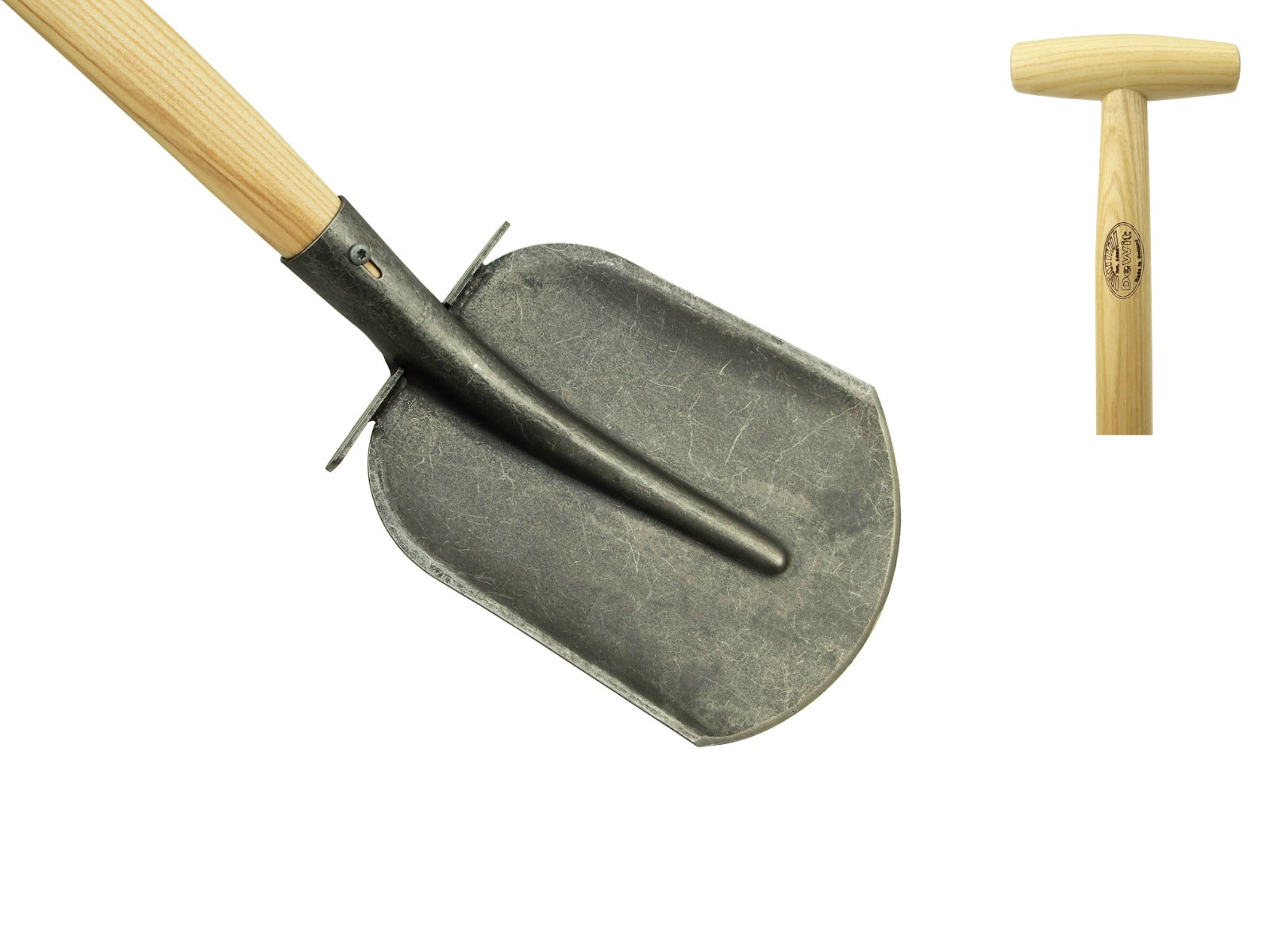 De Wit Bats met essen houten steel 110 cm + opstapjes