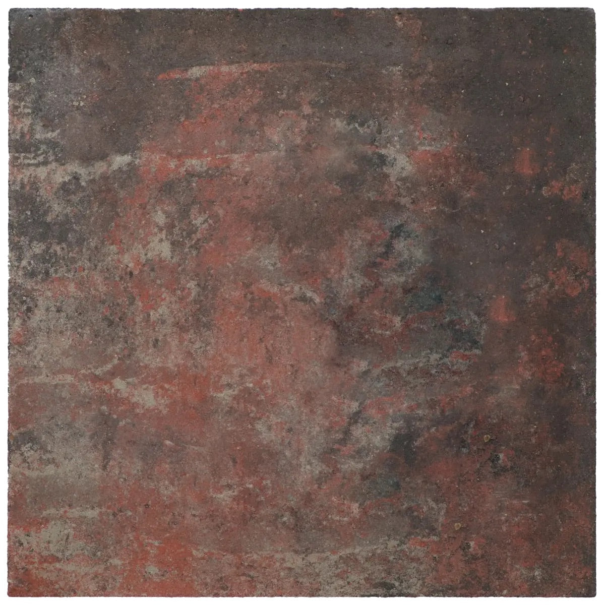 Carre 50x50x5cm Nero Rosso