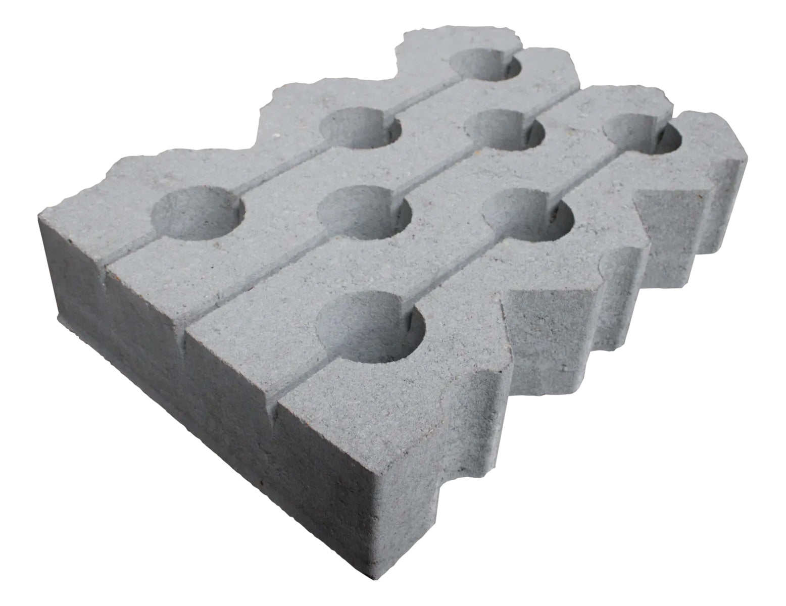 Grasbetontegel type K 40x60x12(40 cm. zijde vlak bovenzijde vlak) K85912 klasse B BK15 GRN