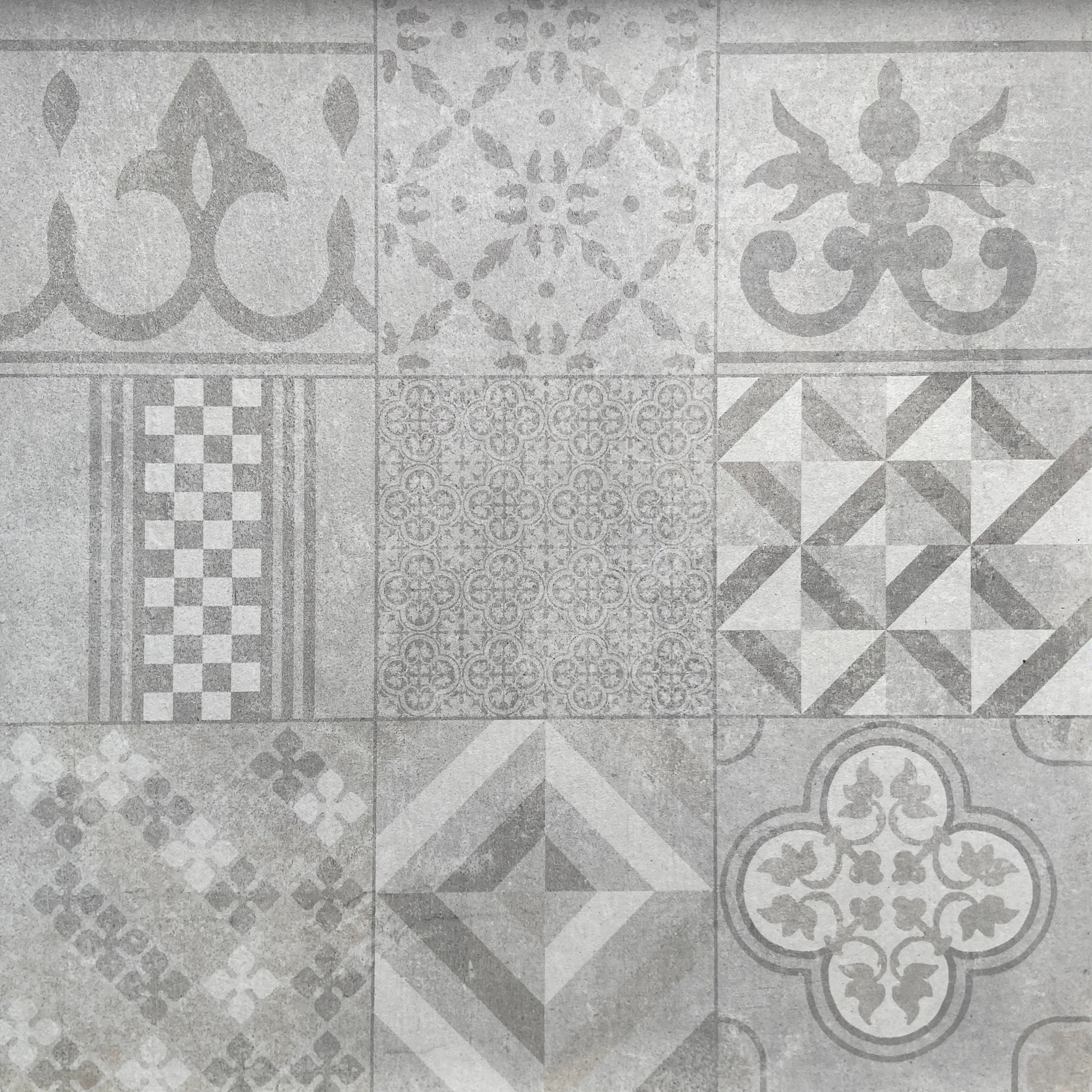 Ceramiton Titan 60x60x4cm Mosaec Silver