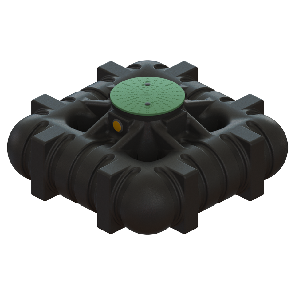 CPX wateropslagtank 3000L laag model