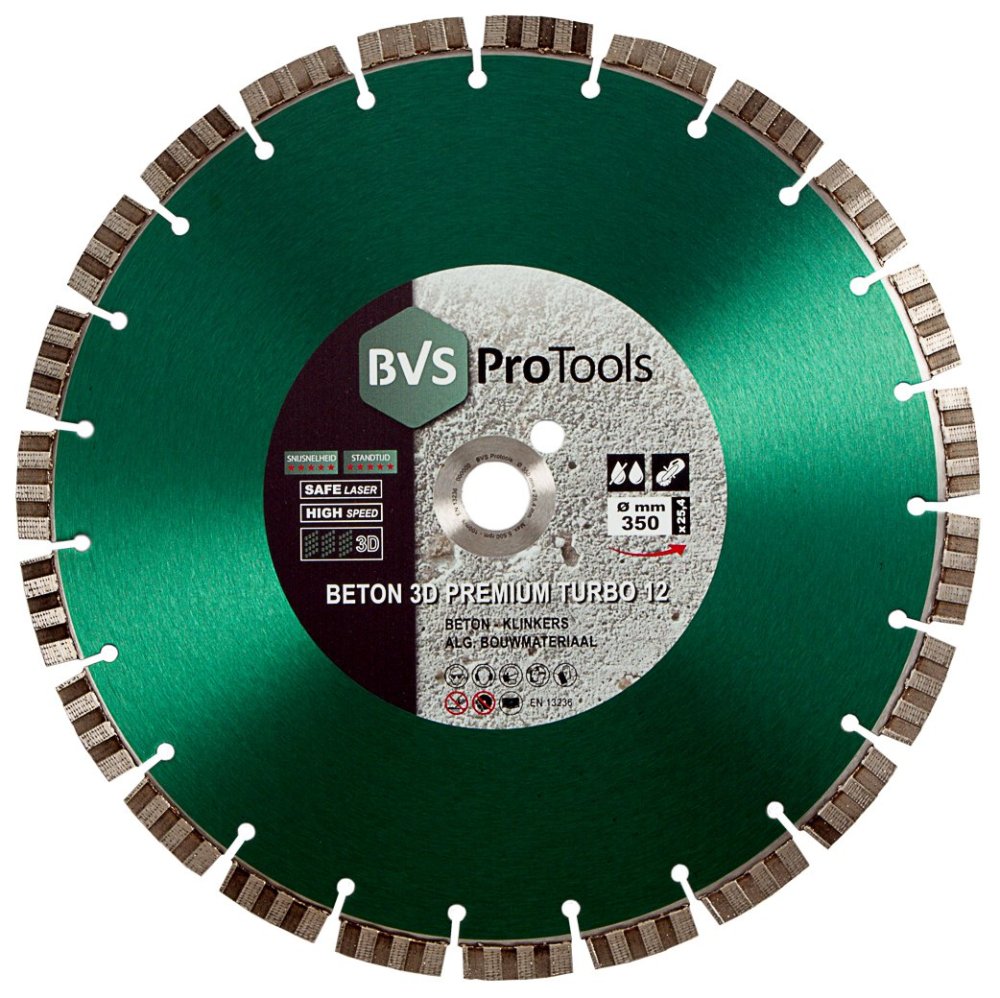 BVS ProTools Beton 3D Premium Turbo 12 350mm as 25.4