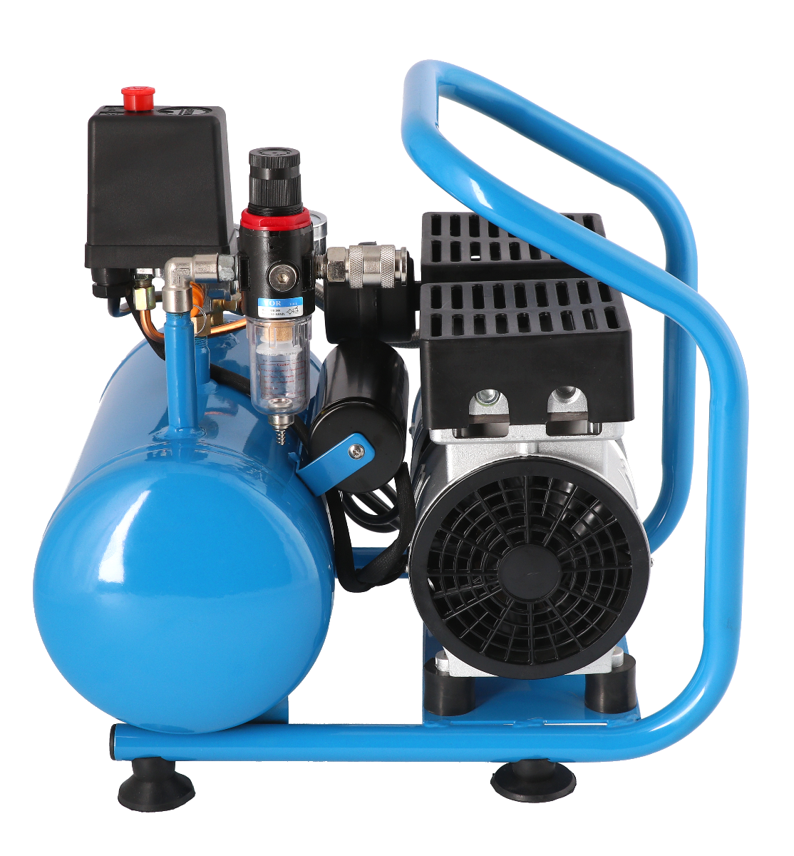 Stille Olievrije Compressor L 6-95 8 bar 0.6 pk 76 l/min 6 l