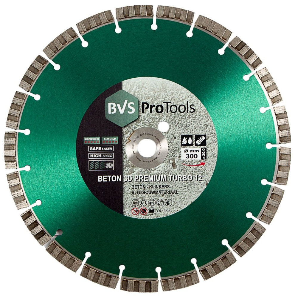 BVS ProTools Beton 3D Premium Turbo 12 300mm as 20