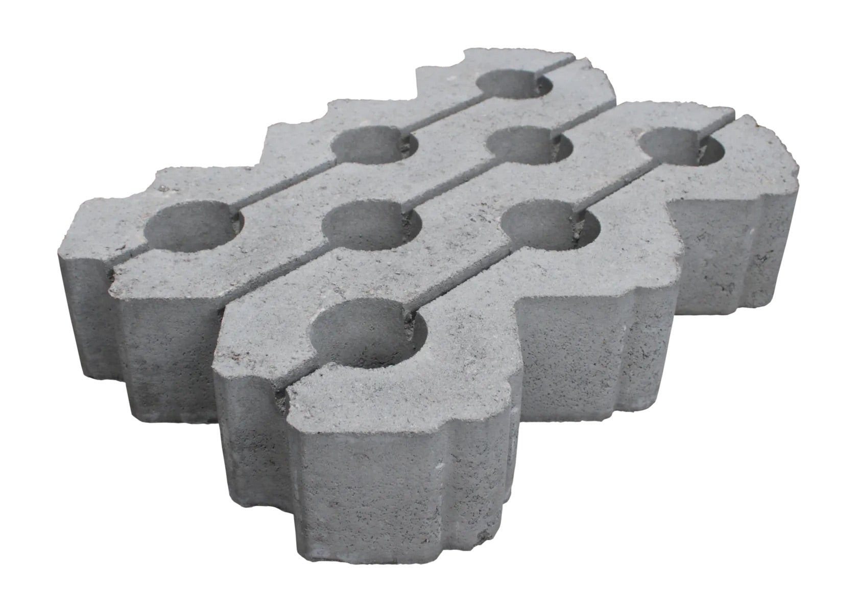 Grasbetontegel type I 40x60x12 GRIJS 03 (bovenzijde vlak rondom hol-dol) K85912 BK25 GRN