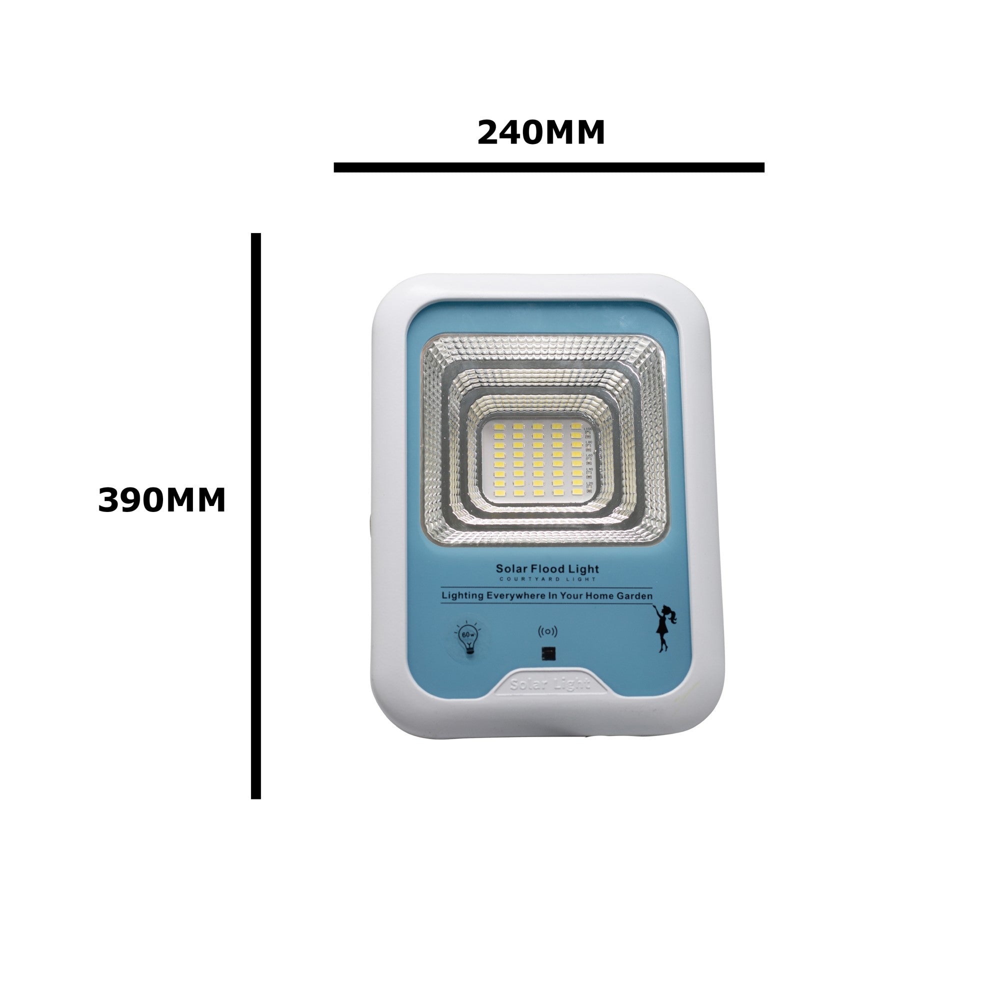 Iplux® Solar LED Schijnwerper PowerBeam Pro 2400lm
