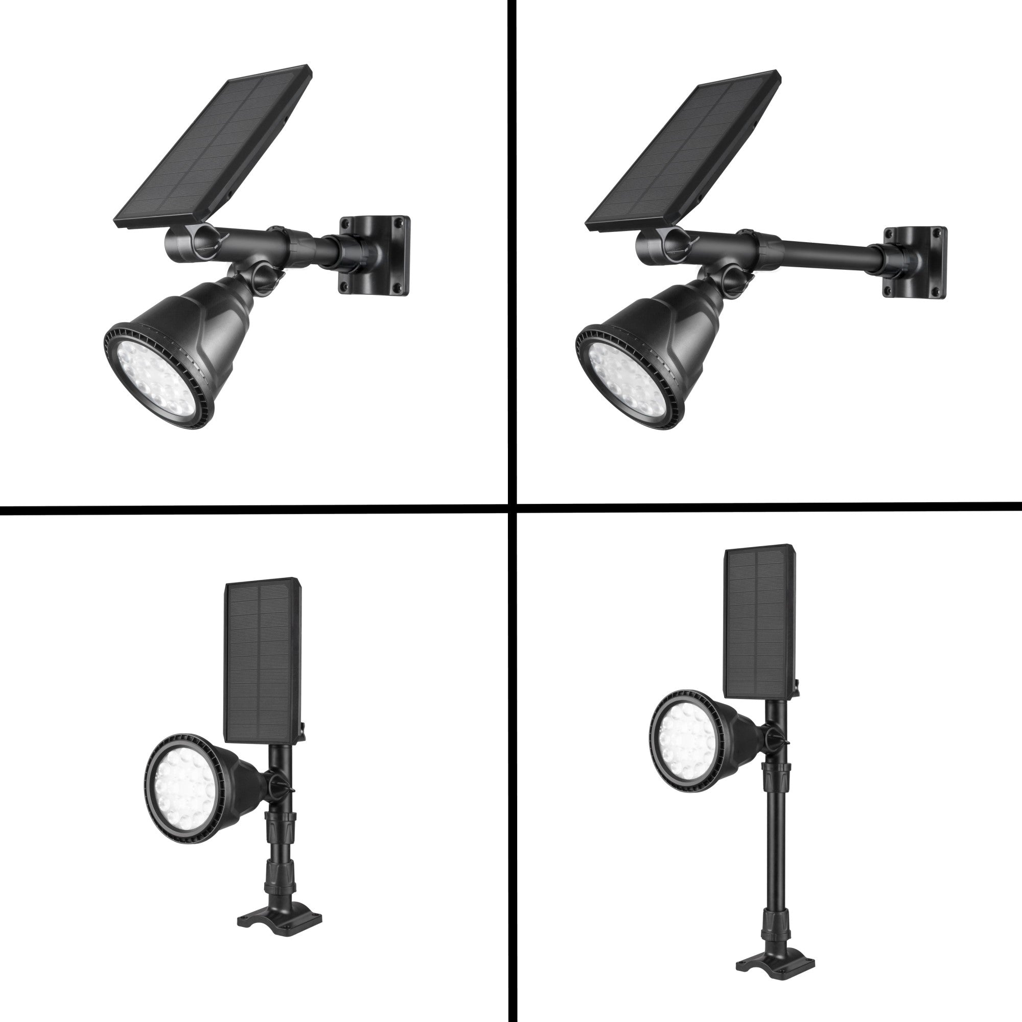 Iplux® Solar LED Tuinspot Pro Performance 600 lumen