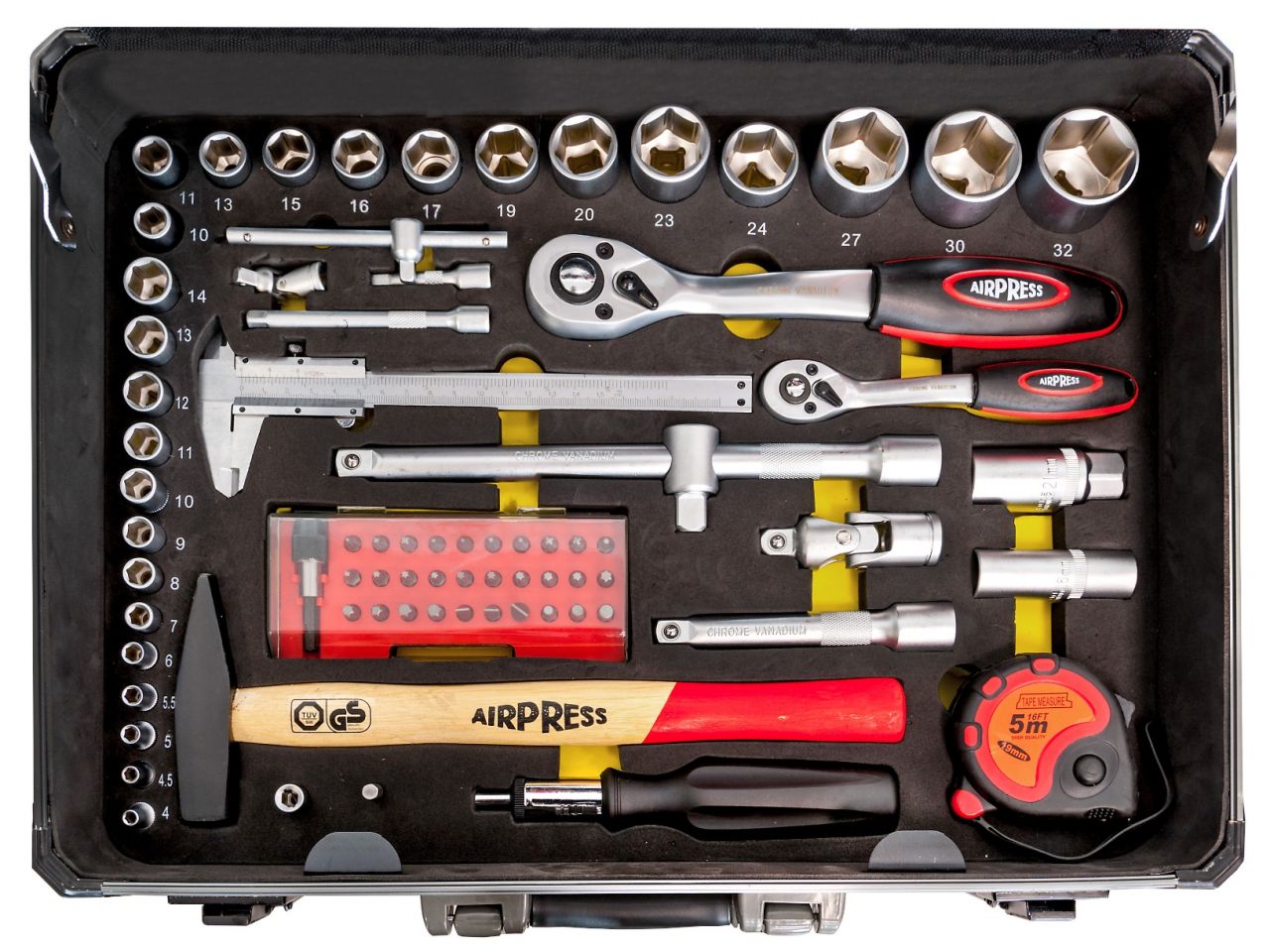 Professionele Koffer Handgereedschap 127 delig