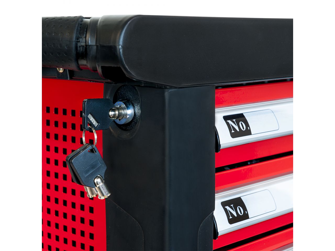 7 laden gereedschapwagen gevuld 217-delig