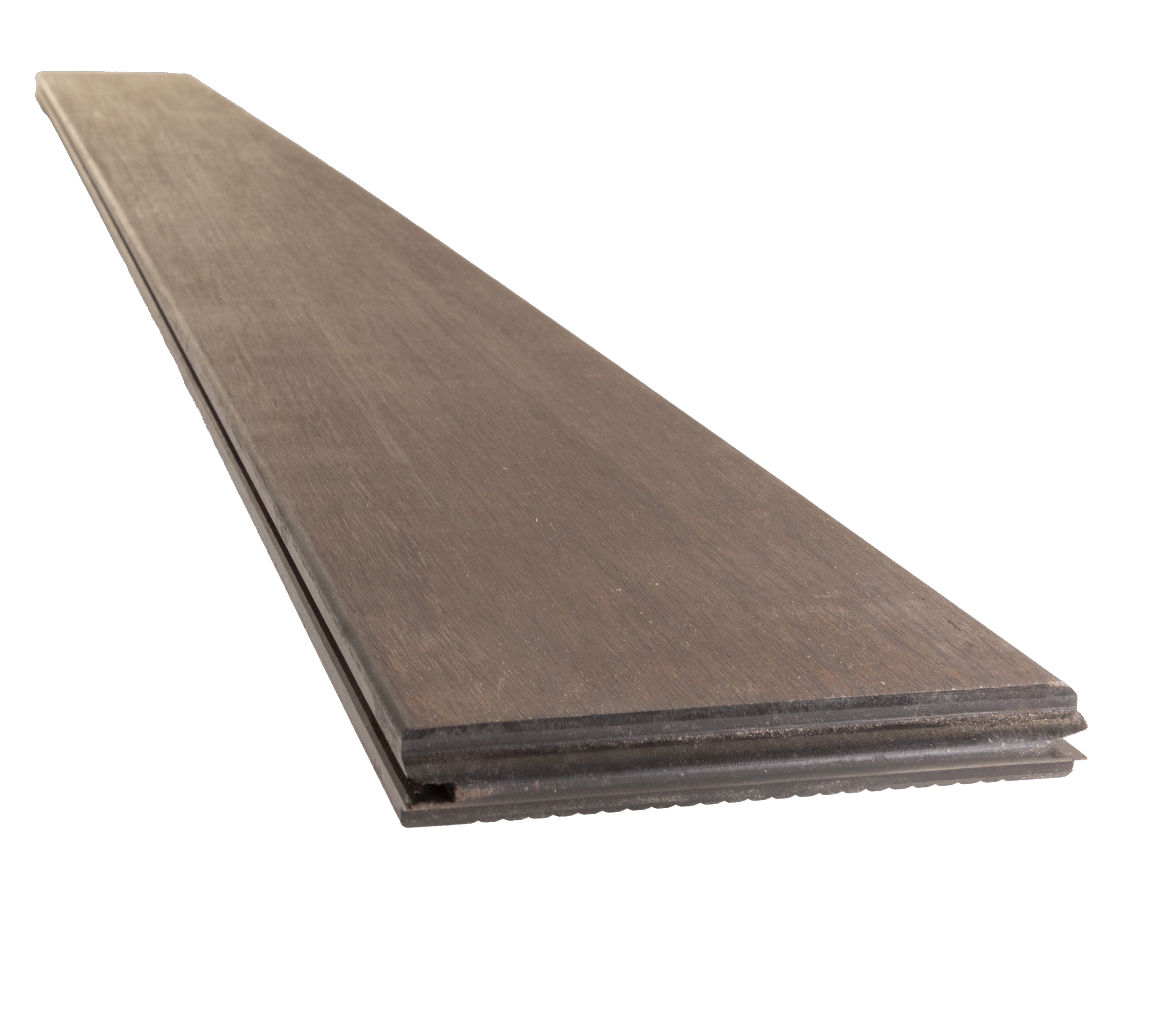 PLNQ® Bamboe Vlonderplank – 1850 x 137 x 18 mm – Donker Houtkleur