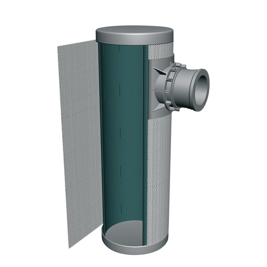 Infiltratiekolk + geotextiel, 315mm x 125mm aansl., H=1500mm