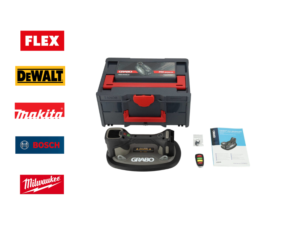 Grabo Pro Brushless in Tanos Systainer- met 18V accuaansluiting