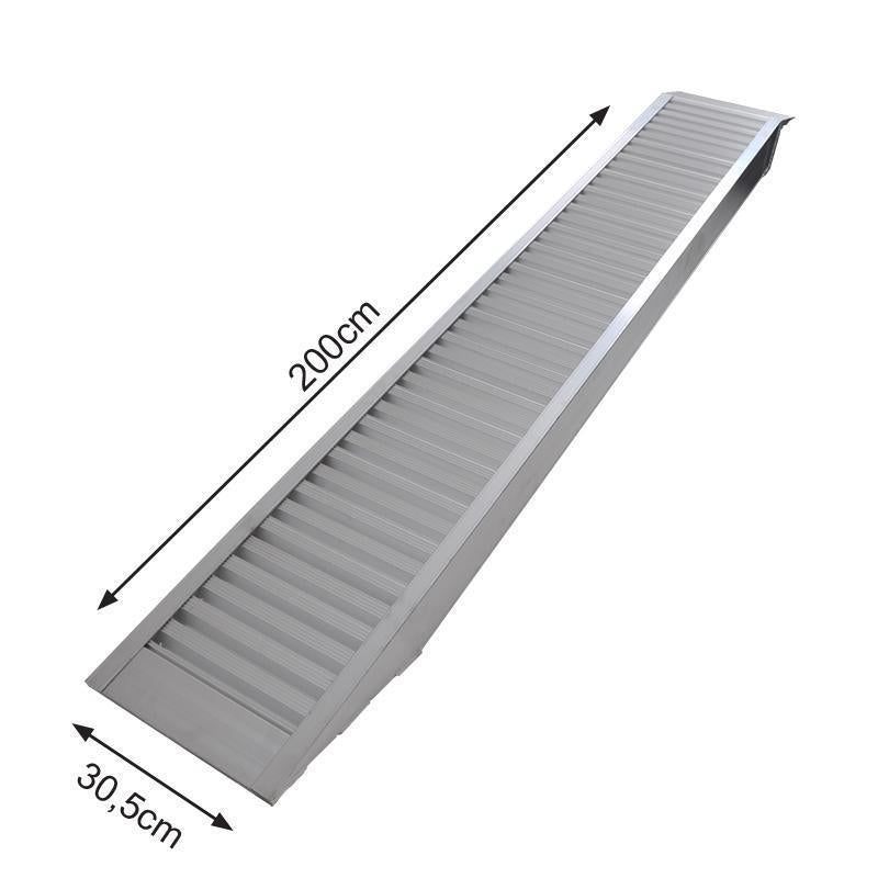 Oprijplaat aluminium (200x30,5 cm) - max. 1655 kg