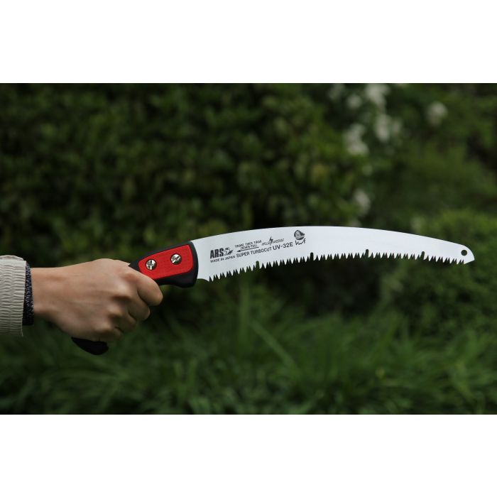 ARS Snoeizaag 32cm + holster, zwart/rood