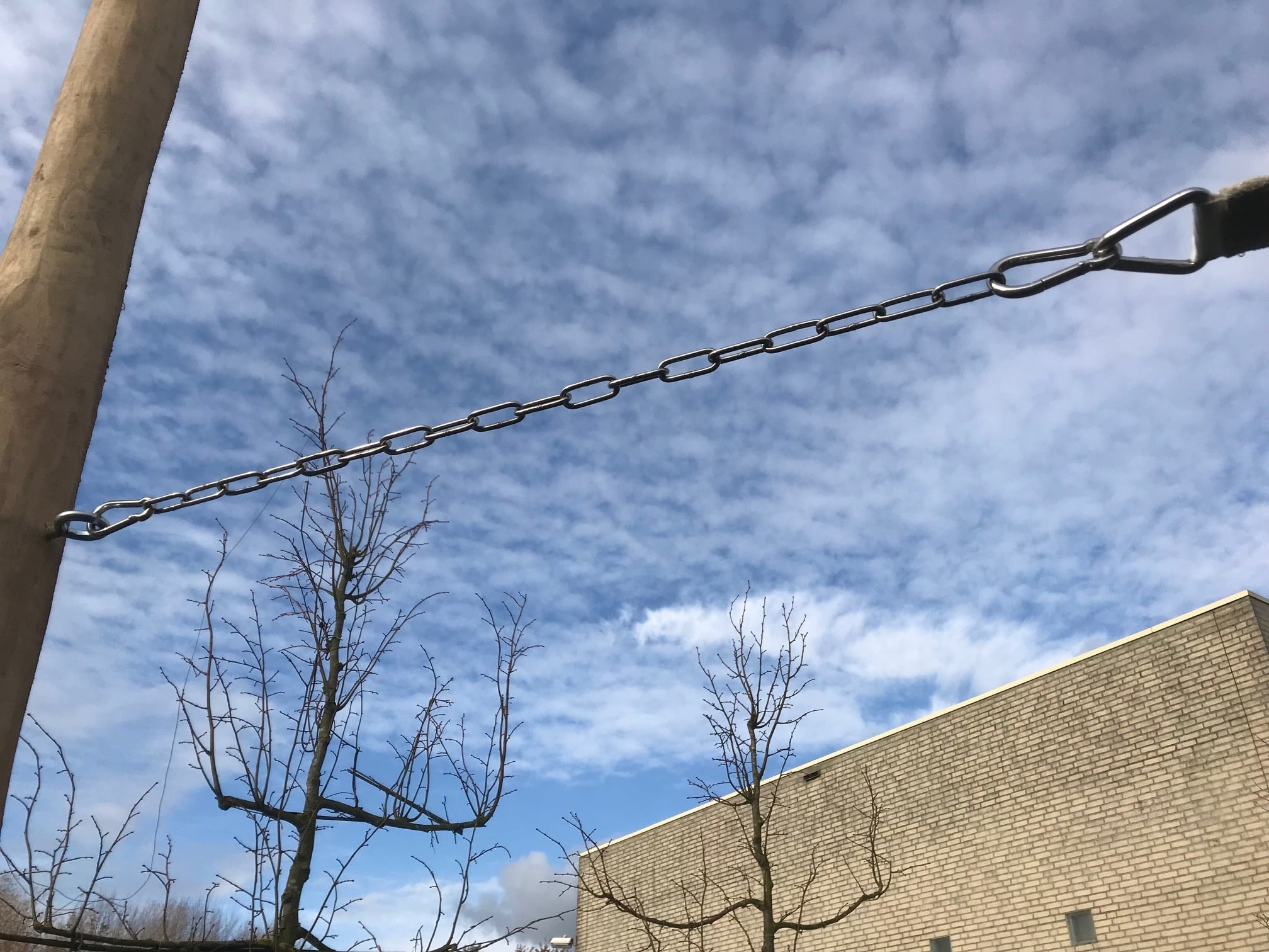 RVS set met draadspanners, met schroefogen voor Robinia palen, voor 3- of 4-hoek