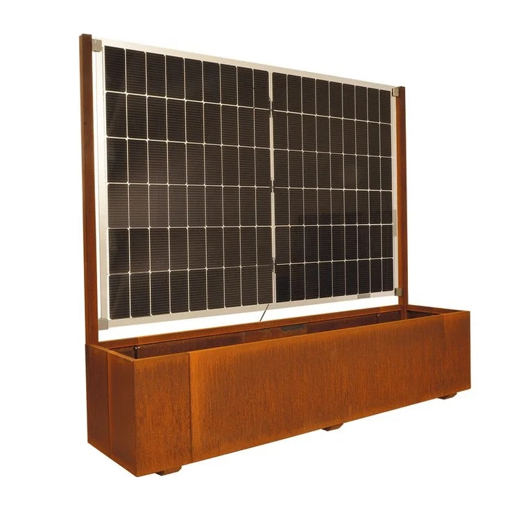 Modular Sol plantenbak met geïntegreerd zonnepaneel