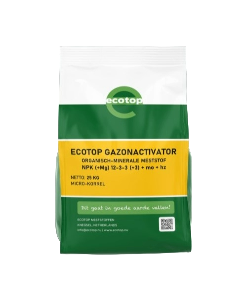 Ecotop Gazonactivator 12-3-3 (+3) + humuszuren, 25 kg