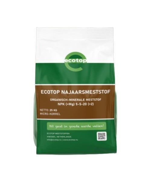 Ecotop Najaarsmeststof 5-5-20 (+2), 25 kg
