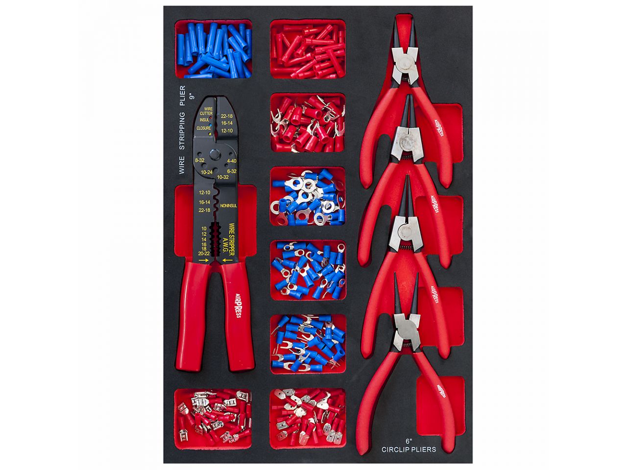 Gereedschapswagen gevuld 447 delig 16 laden