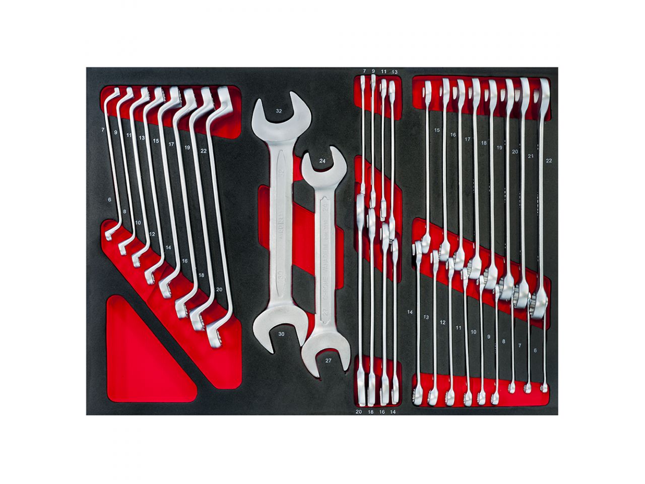 Gereedschapswagen gevuld 447 delig 16 laden