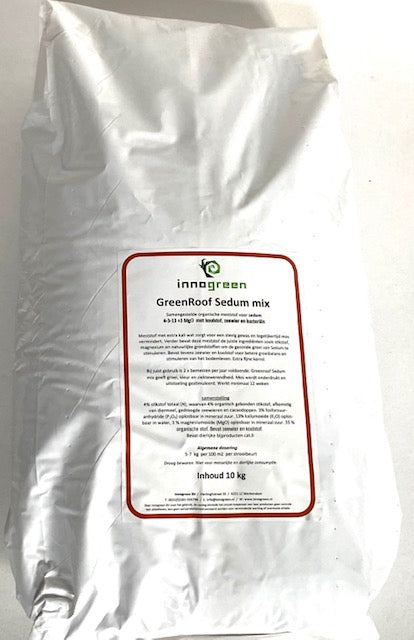 Greenroof Sedum-mix + bacteriën