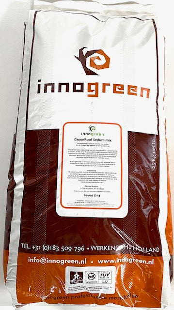 Greenroof Sedum-mix + bacteriën