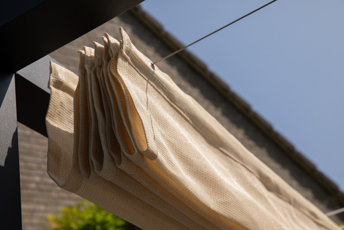 Harmonica uitschuifbaar schaduwdoek