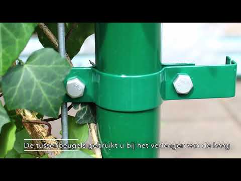 IJzeren paal, groen gecoat Mobilane (Diverse maten)
