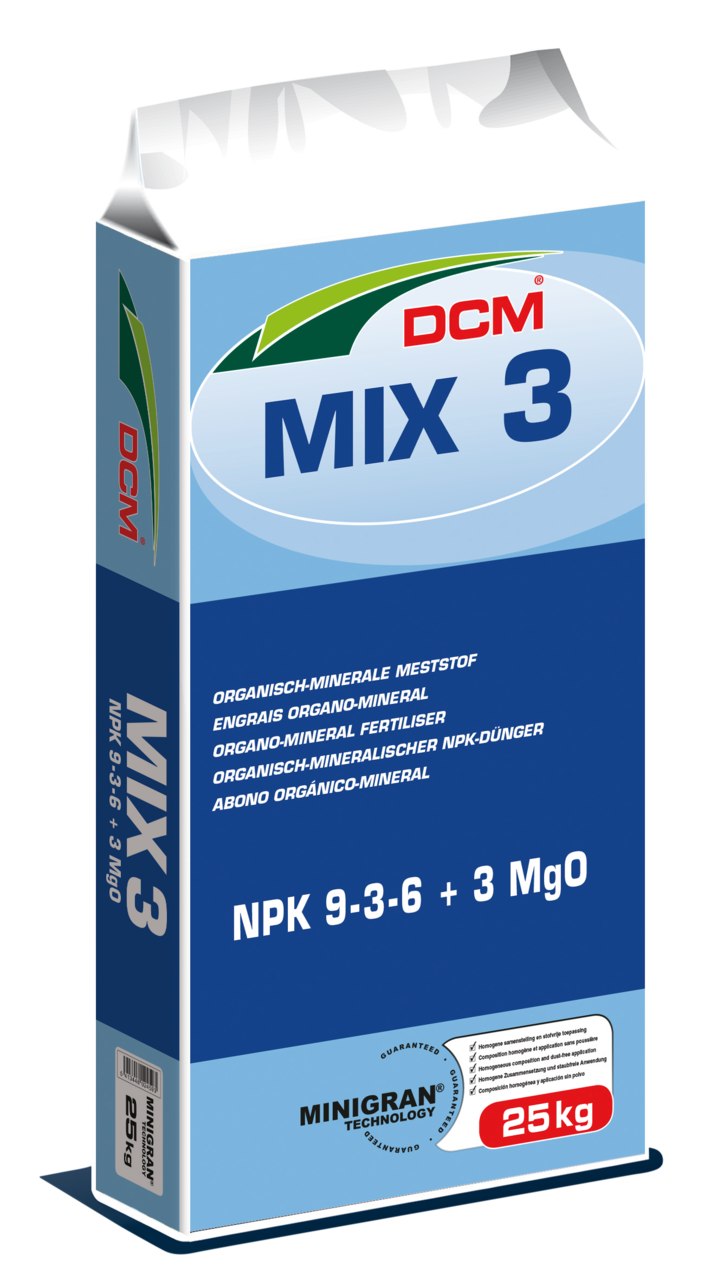 DCM Mix 3 volle pallet, 33 stuks a 25 kg