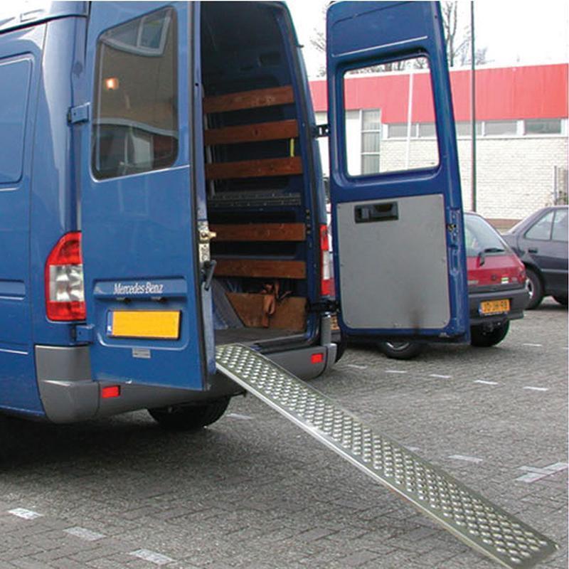 Oprijplaat aluminium (200x21 cm) - max. 200 kg