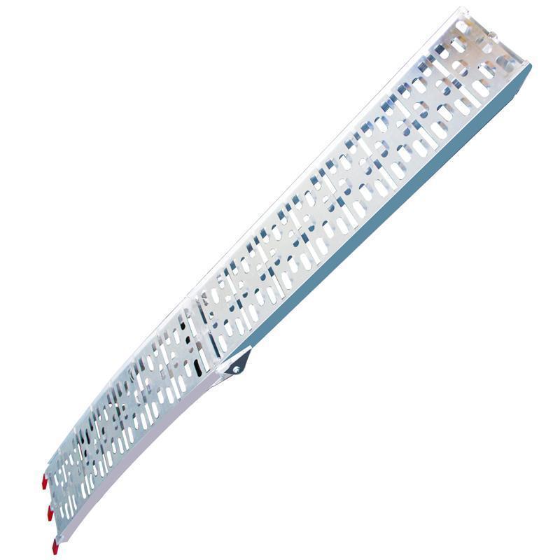 Vouwbare oprijplaat aluminium (220x28 cm) - max. 340 kg