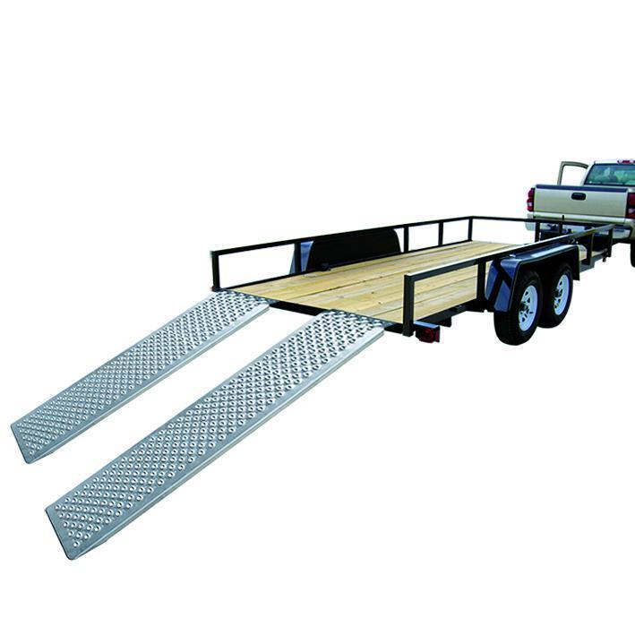 Oprijplaat aluminium (183x25 cm) - max. 500 kg