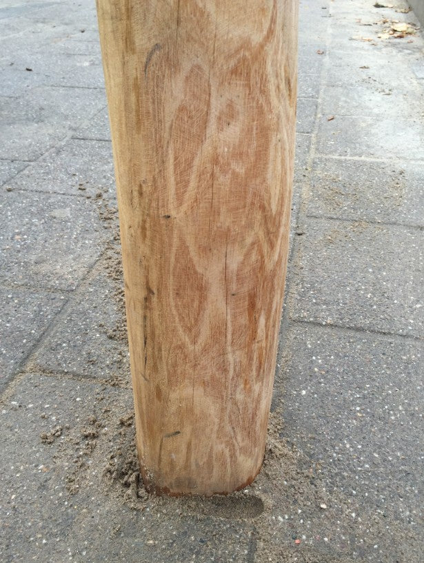 Robinia houten paal voor schaduwdoek