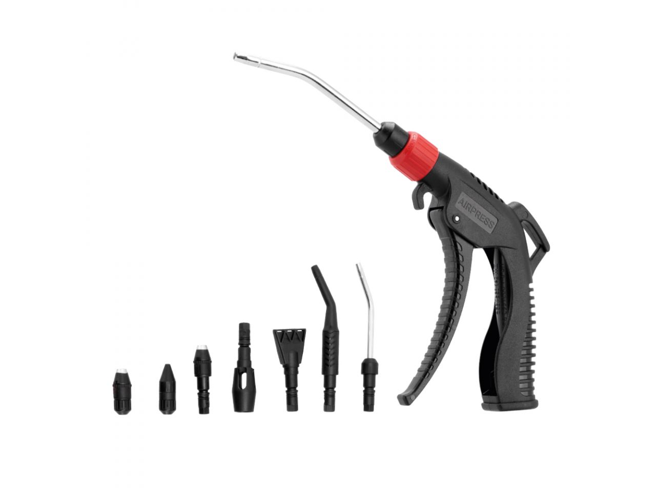 Blaaspistool set met 7 nozzels