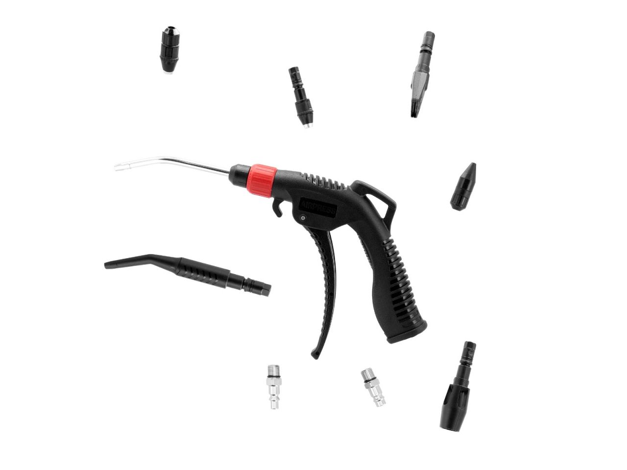 Blaaspistool set met 7 nozzels