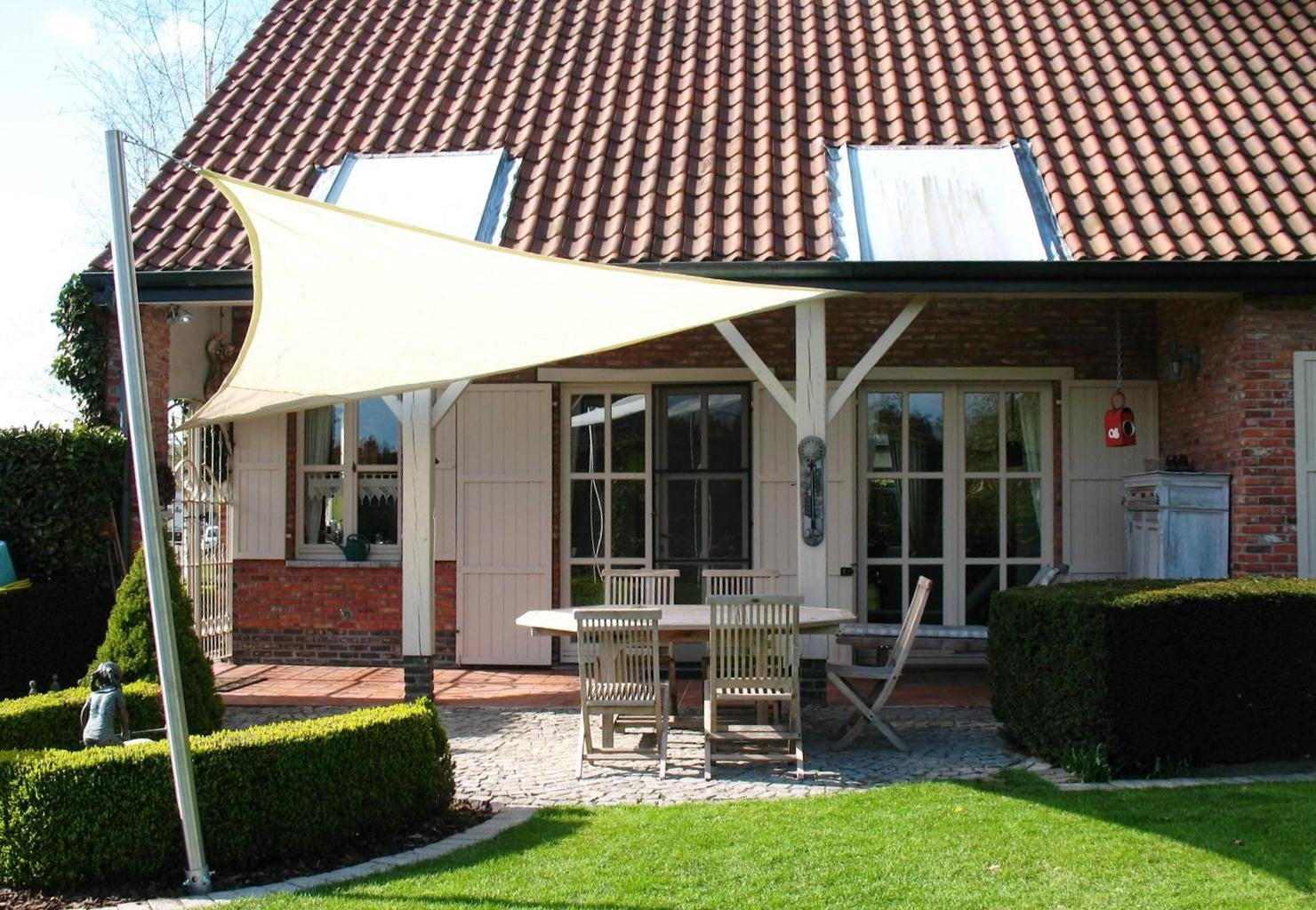 Schaduwdoek ongelijkzijdige driehoek Sunfighters | 4 x 5 x 6,4 m