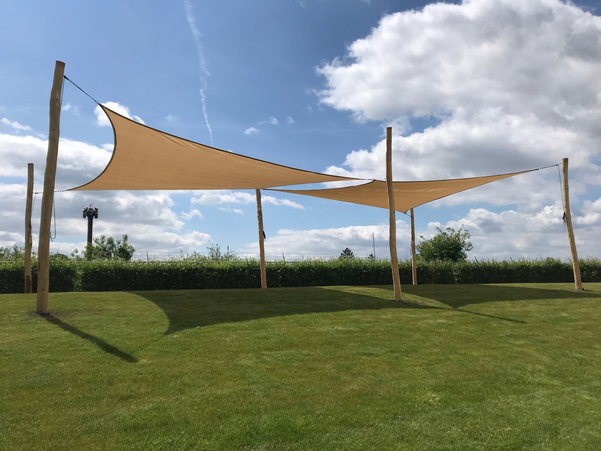 Schaduwdoek Zonz vierkant 4 x 4 m