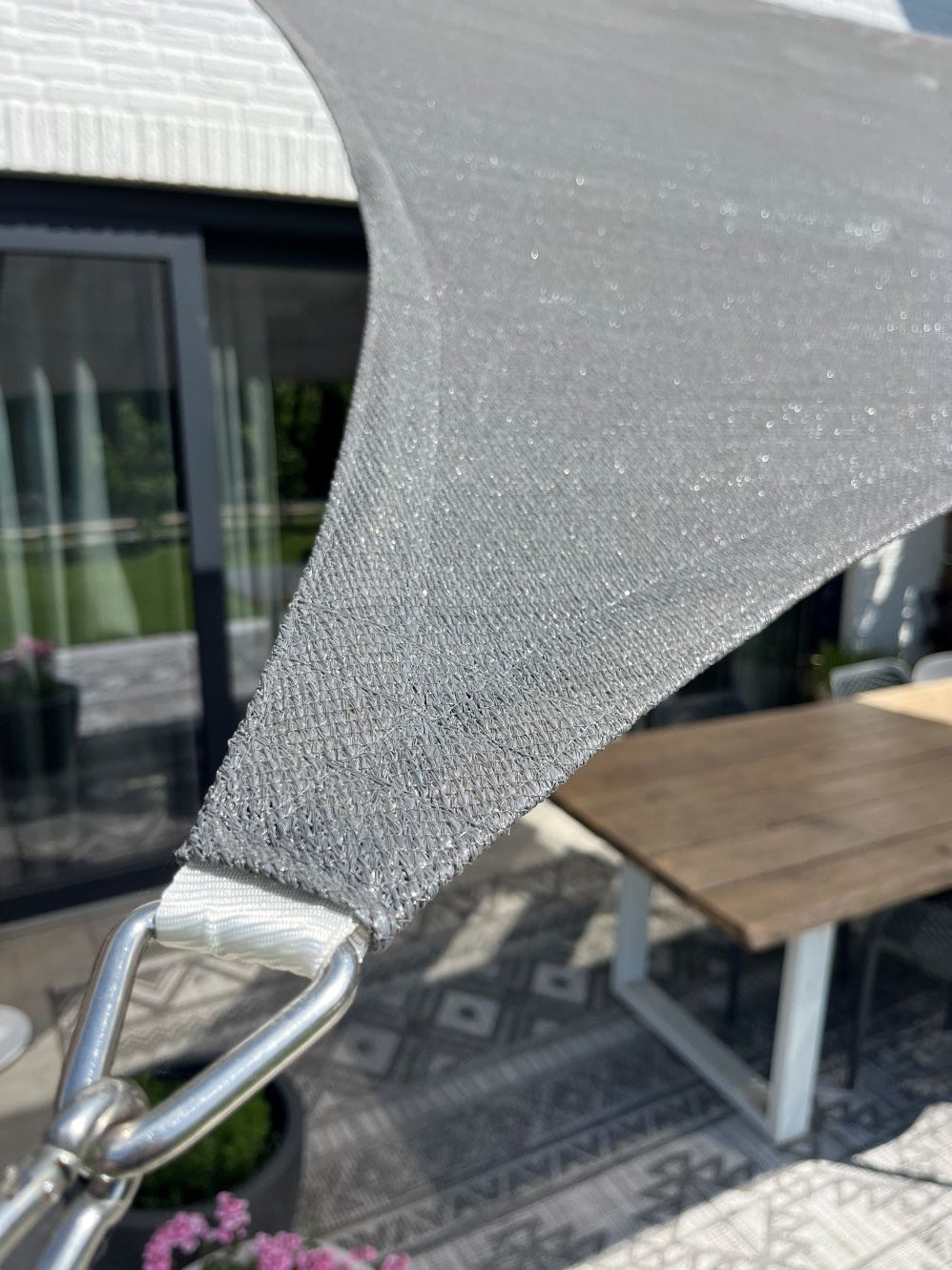 Schaduwdoek Zonz vierkant 4 x 4 m