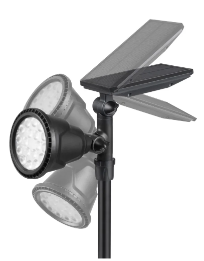 Iplux® Solar LED Tuinspot Pro Performance 600 lumen