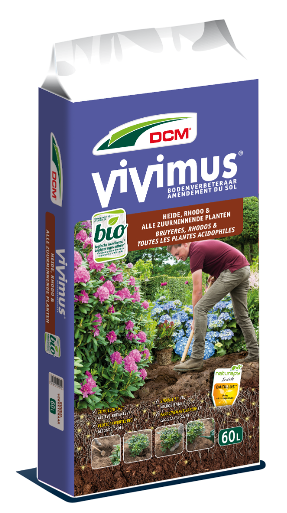 DCM Vivimus Heide Rhodo volle pallet, 39 stuks a 60 liter