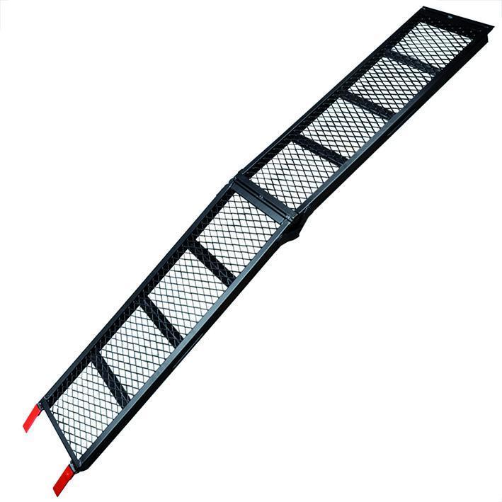 Vouwbare oprijplaat staal (203x28 cm) - max. 340 kg