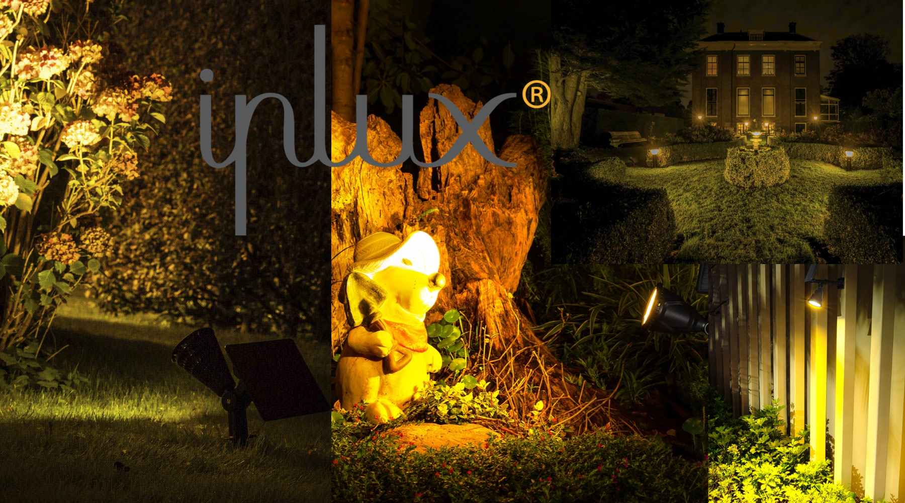 Hoge kwaliteit solar LED tuinspots van Iplux