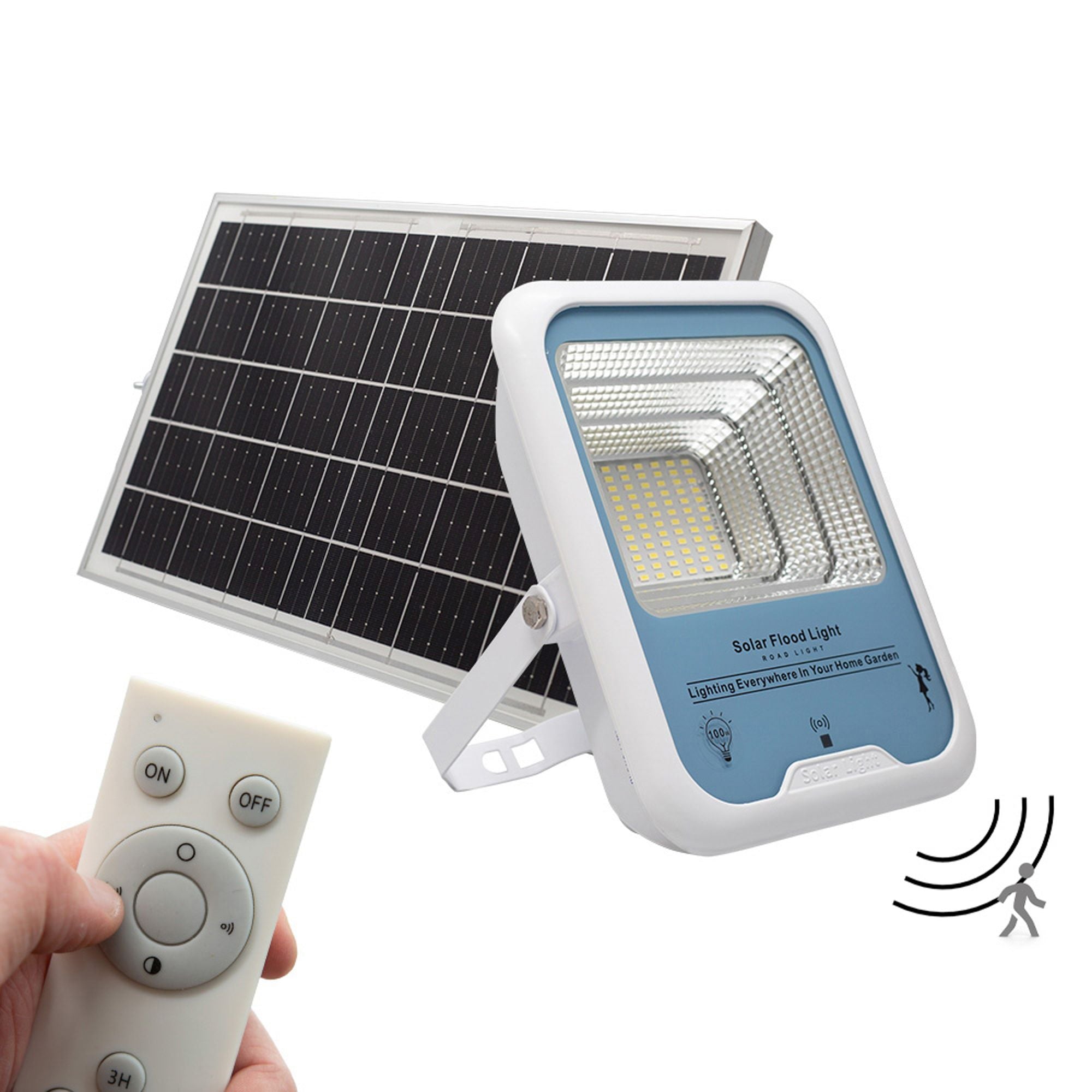 Iplux® Solar LED Schijnwerper PowerBeam Pro 2400lm