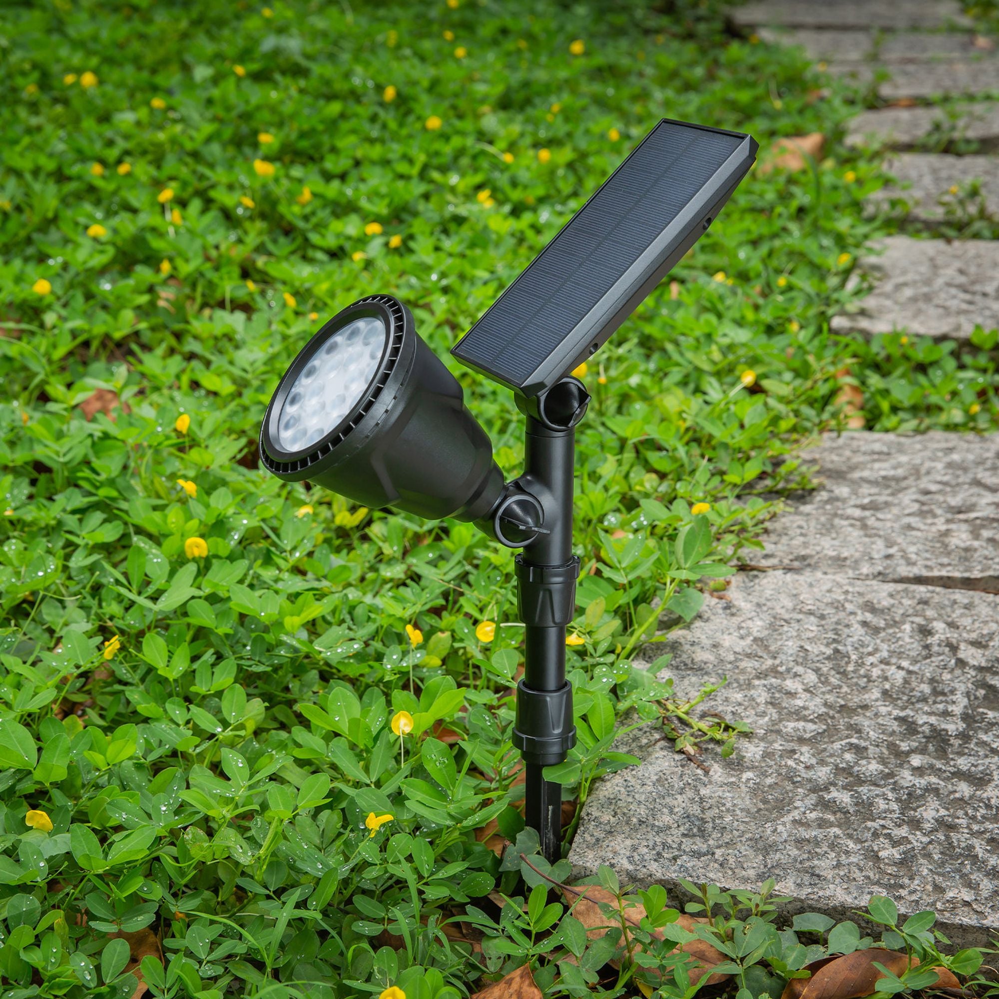 Iplux® Solar LED Tuinspot Pro Performance 600 lumen